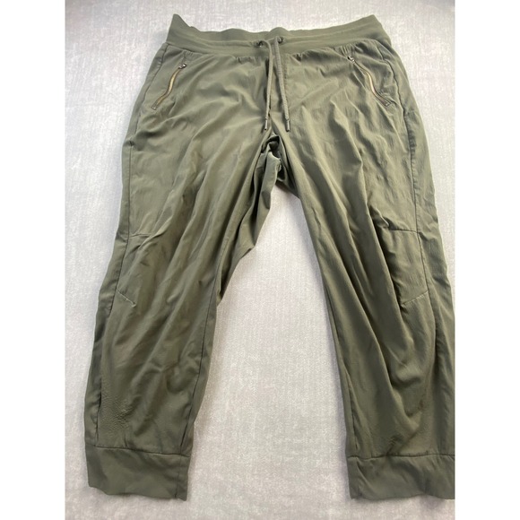 Athleta Pants - Athleta Trekkie North Jogger Pants Olive Green Size 18 Hiking Travel Outdoor